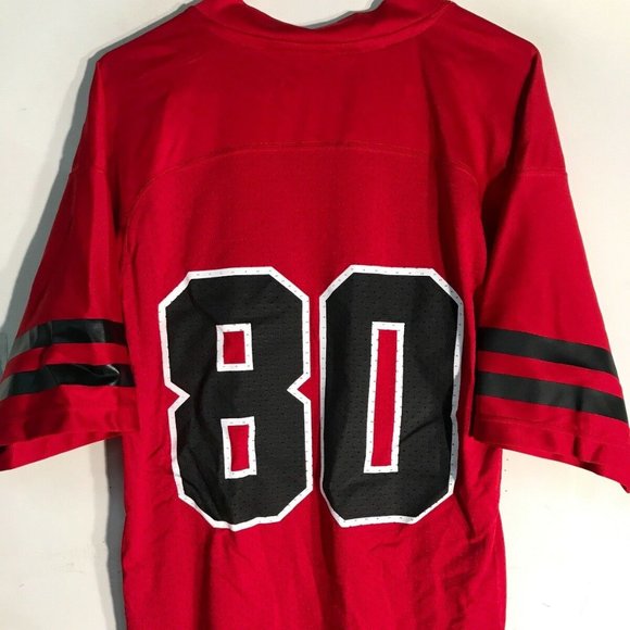 ADIDAS NCAA NEBRASKA CORNHUSKERS #80 THROWBACK JERSEY Size M, L, XL, or XXL - Picture 2 of 4